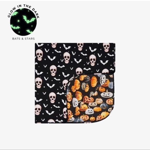 POSH PEANUT PATOO HALLOWEEN SKELLY HITCH BATS SKULLS PUMPKINS GLOW IN THE DARK - Picture 4 of 7